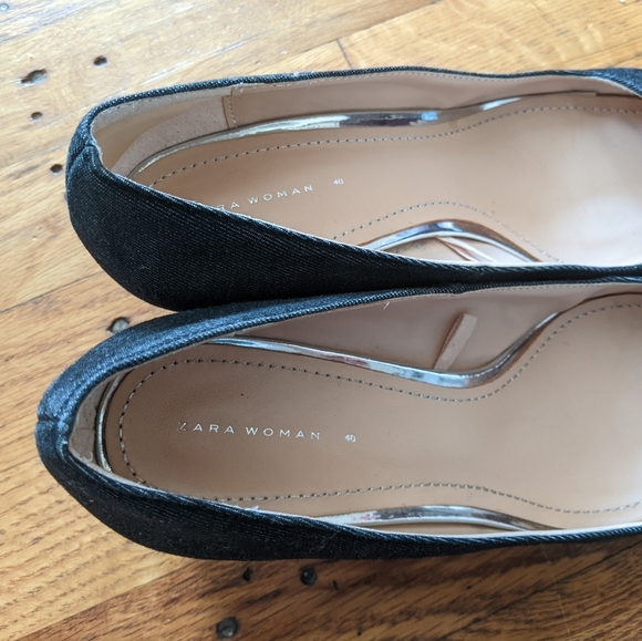 Zara Women Pineapple Embellished Heels - Picture 7 of 8